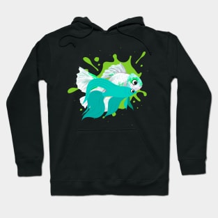 Long fin betta fish Hoodie